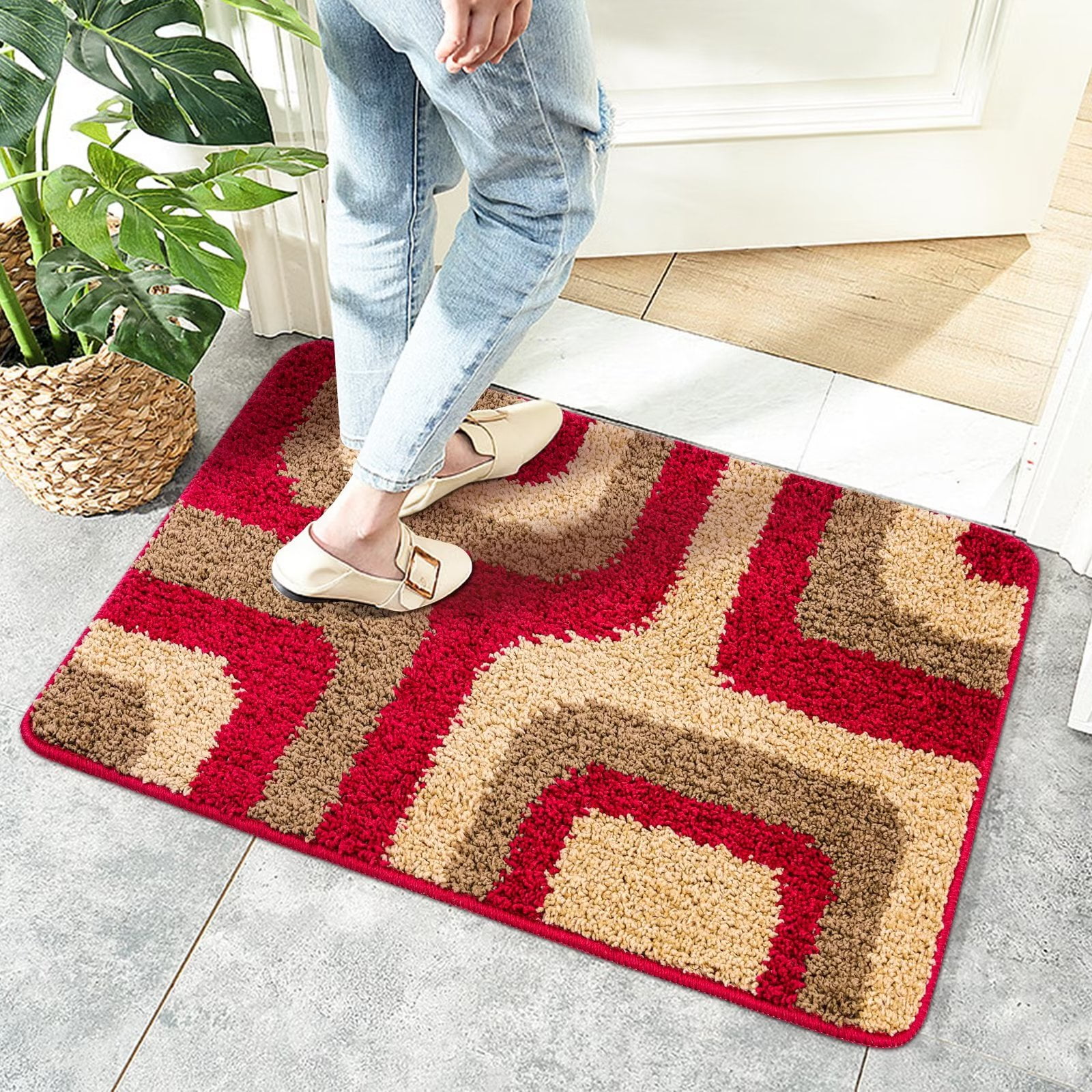 Color&Geometry Door Mats Indoor, 36x59 Large Front Door Mat Door Rugs for  Entryway Indoor, Non Slip Washable Entry Rugs for Inside House 3x5