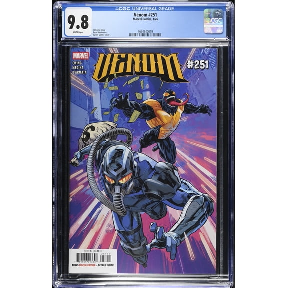 Venom #251 - CGC 9.8 Comic Book