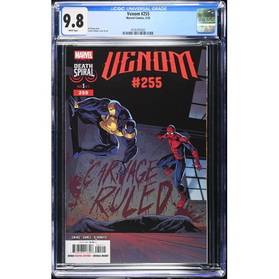 Venom #255 - CGC 9.8 Comic Book