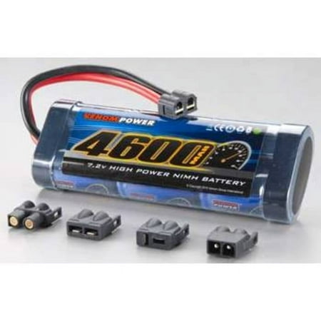6-Cell 7.2V 4600mAh NiMH Flat Battery: UNI Plug