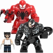 Venom Action Figures Carnage Devastating Figurines Set3 PackBirthday Gift Cake Topper Party Decorations
