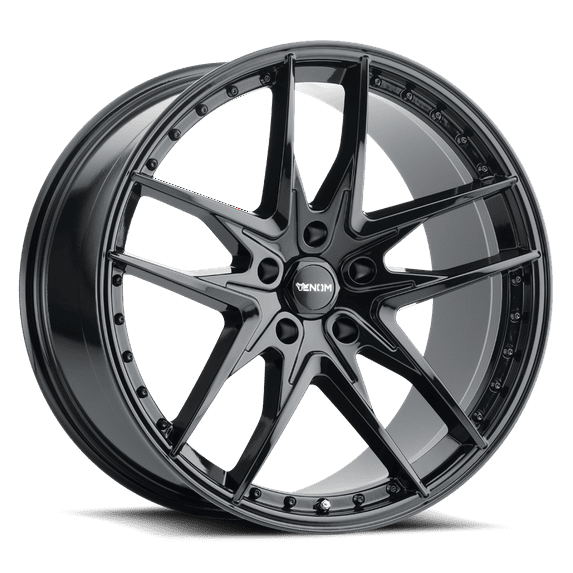 Venom Alloy Rims VENOM38 19X10 5X114.3 +40 73.1 Gloss Black