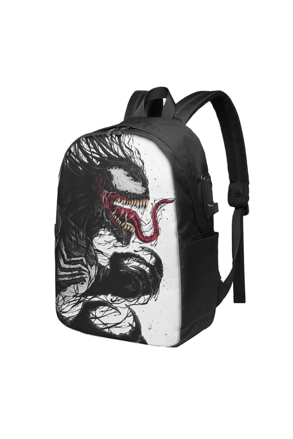 Venom Backpack Book Bags Casual Daypack For Travel Work Office