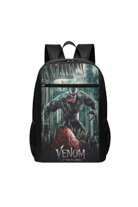 Venom Backpack Book Bags Casual Daypack For Travel Work Office