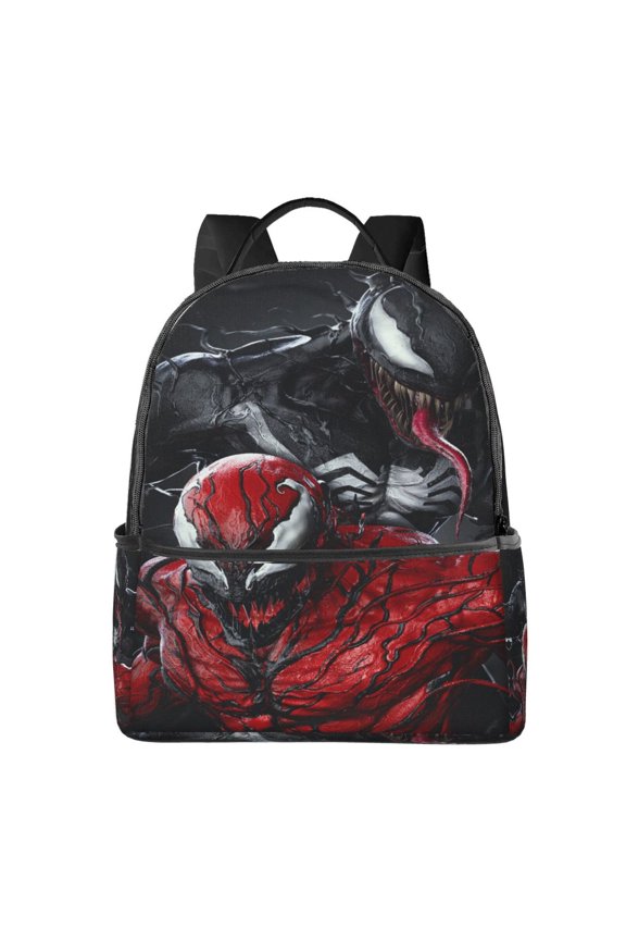 Venom Backpack Book Bags Casual Daypack For Travel Work Office