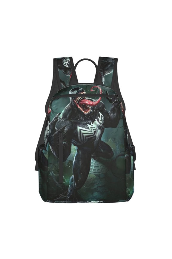 Venom Backpack Book Bags Casual Daypack For Travel Work Office