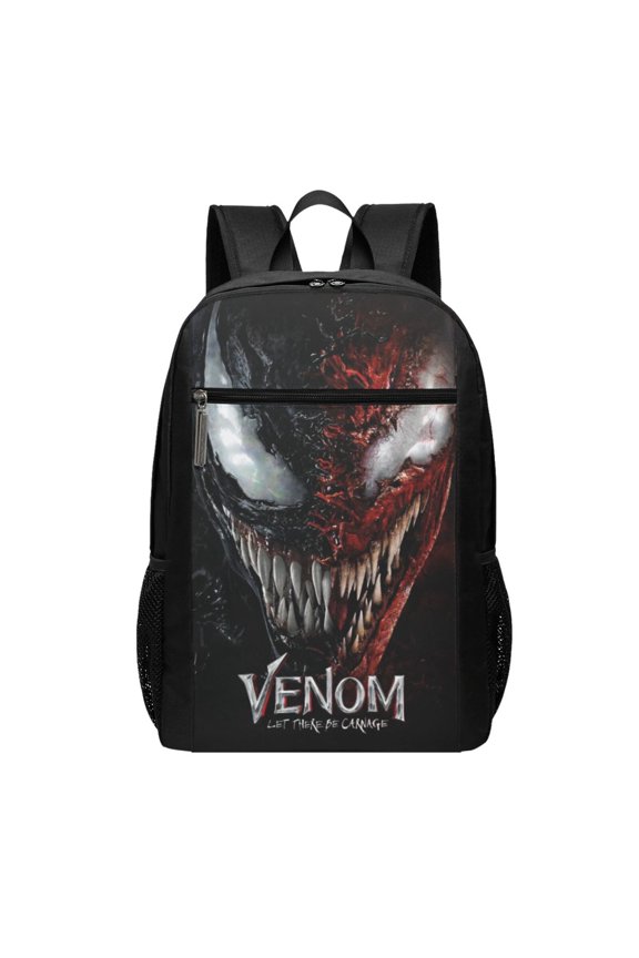 Venom Backpack Book Bags Casual Daypack For Travel Work Office