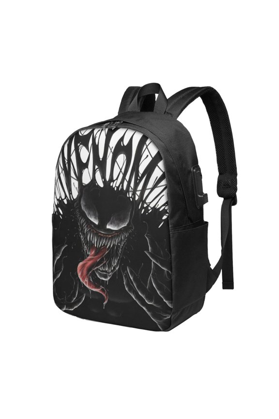 Venom Backpack Book Bags Casual Daypack For Travel Work Office