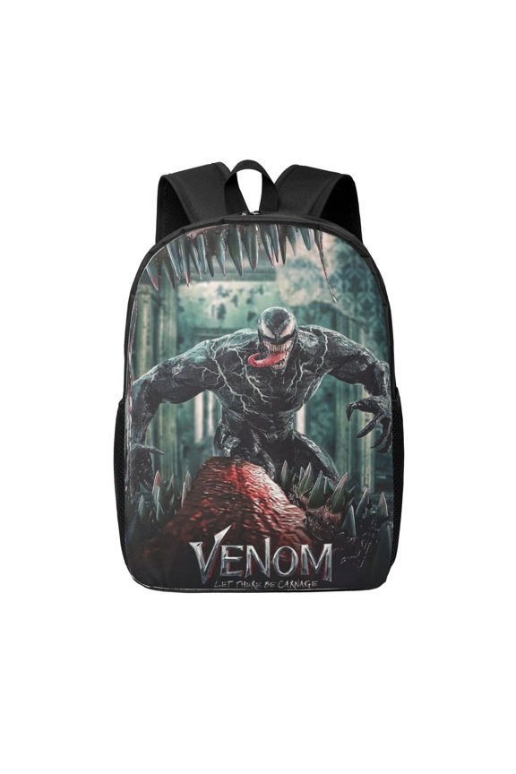 Venom Backpack Book Bags Casual Daypack For Travel Work Office