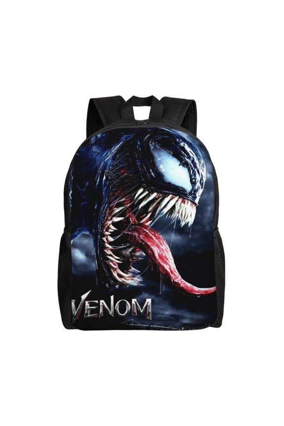 Venom Backpack Book Bags Casual Daypack For Travel Work Office