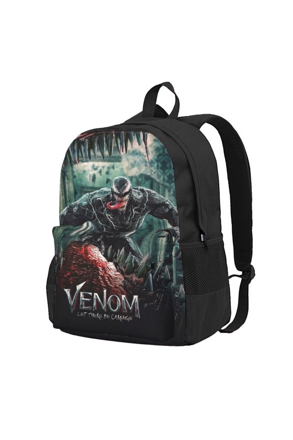 Venom Backpack Book Bags Casual Daypack For Travel Work Office
