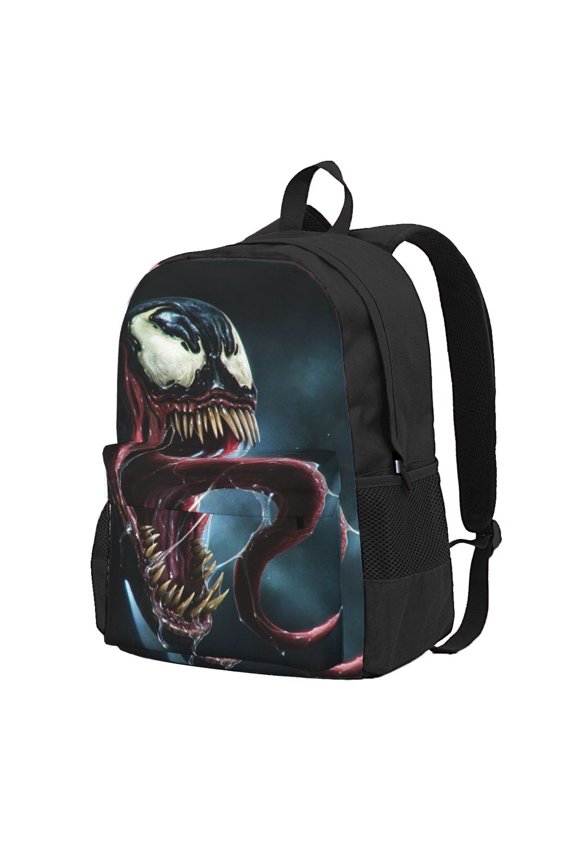 Venom Backpack Book Bags Casual Daypack For Travel Work Office