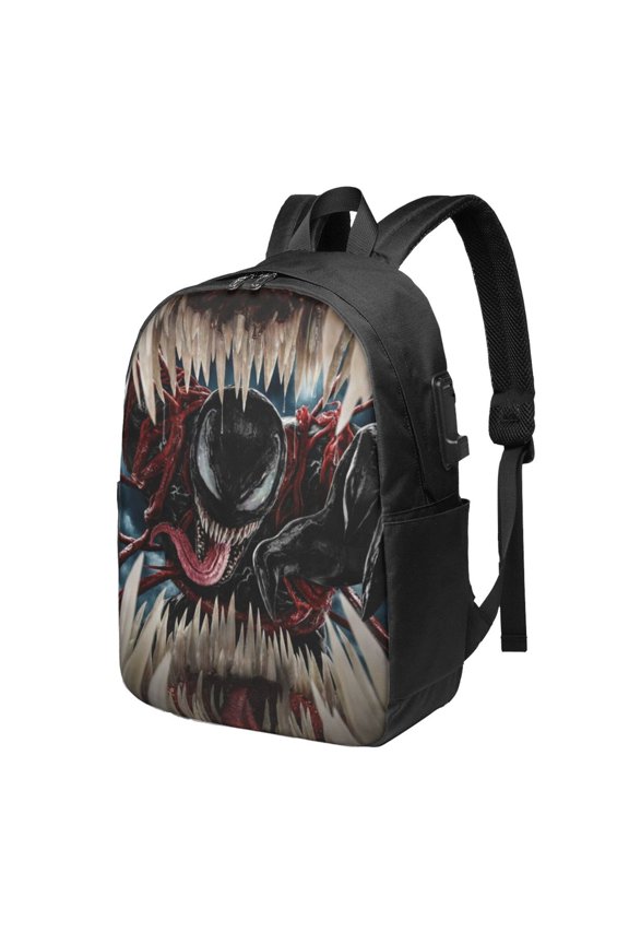 Venom Backpack Book Bags Casual Daypack For Travel Work Office