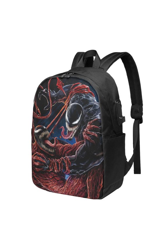 Venom Backpack Book Bags Casual Daypack For Travel Work Office