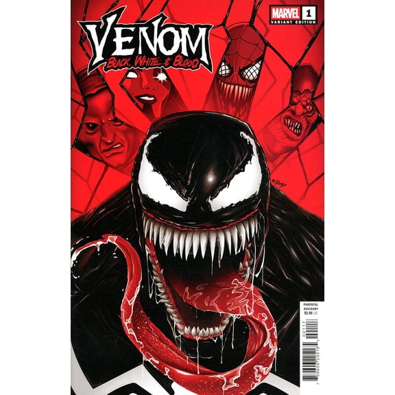 Venom: Black, White And Blood #1E VF ; Marvel Comic Book