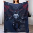 Venom Blanket Super Soft Flannel Throws for Bed Sofa Camping Travel