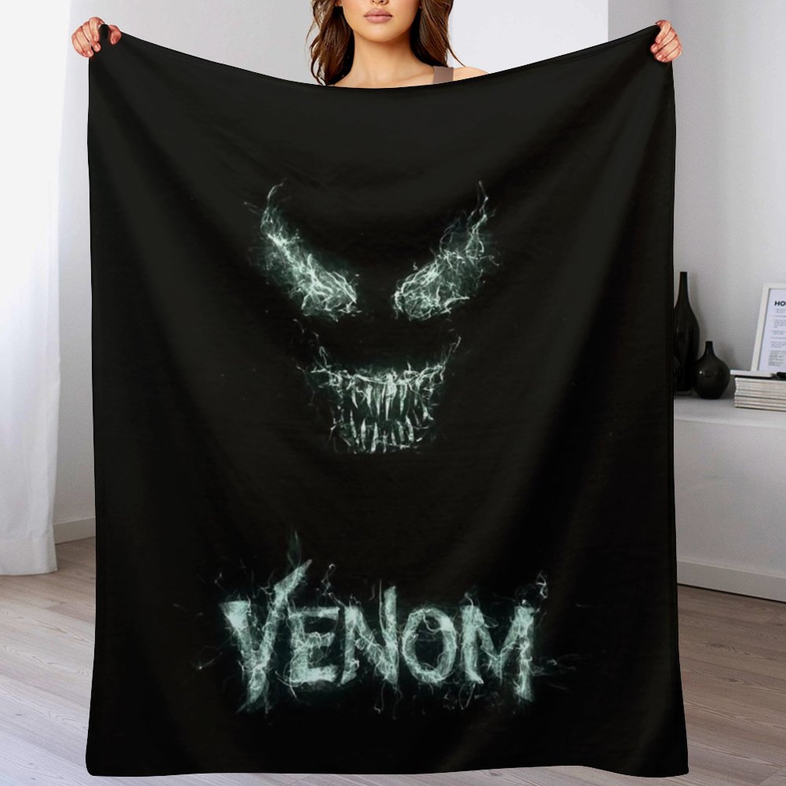 Venom Blanket Super Soft Flannel Throws for Bed Sofa Camping Travel