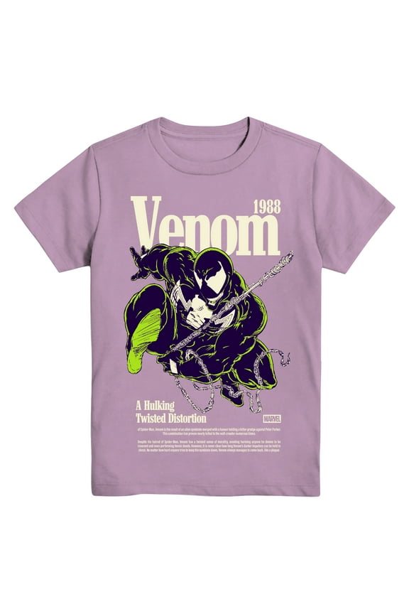 Venom, Boys' & Big Boys' Graphic T-Shirt, Magazine Cover, Sizes 4-18