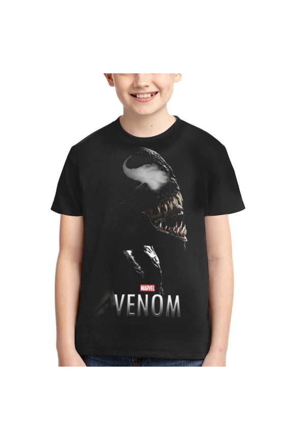 Venom Boys Girls T-Shirt 3d Print Graphic Short Sleeve Tee Shirt Tops For Kids Teens