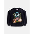 thumbnail image 1 of Venom Boys Halloween Graphic Crewneck Sweatshirt with Long Sleeves, Sizes 4-18, 1 of 6