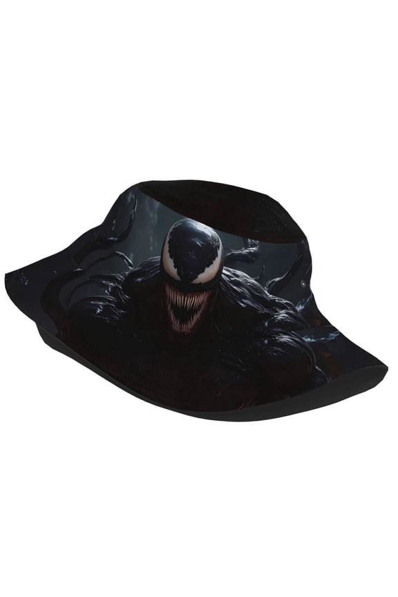 Venom Bucket Hat Beach Sun Hat For Women Men, Beach Caps Reversible Lightweight Outdoor Cap For Beach Travel Headwear