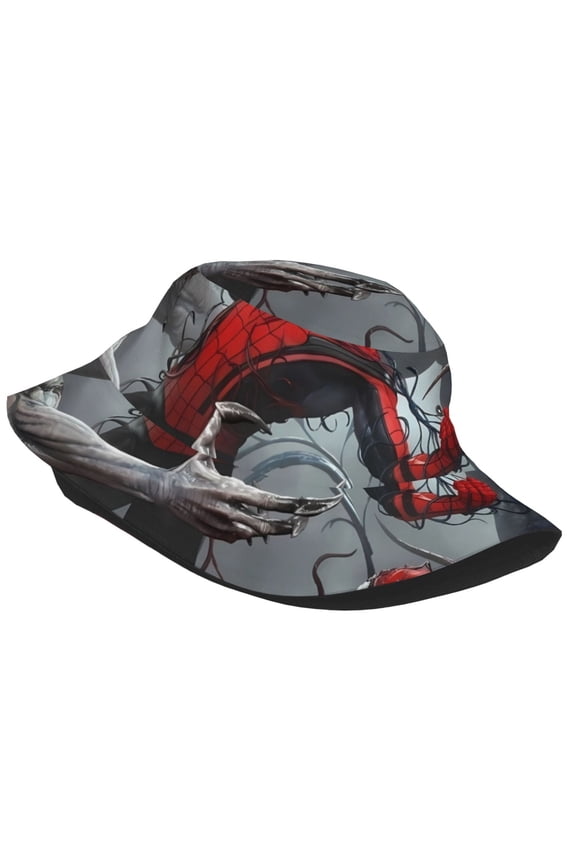 Venom Bucket Hat Beach Sun Hat For Women Men, Beach Caps Reversible Lightweight Outdoor Cap For Beach Travel Headwear