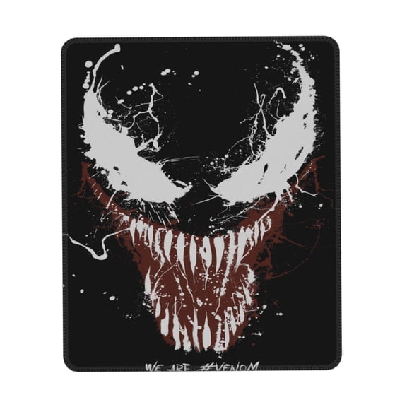 Venom Desk Mat, Gaming Mouse Pad Mat with Non-Slip Base Stitched Edges Mousepad for Computer, Office, and Laptop 10 x 12 inch