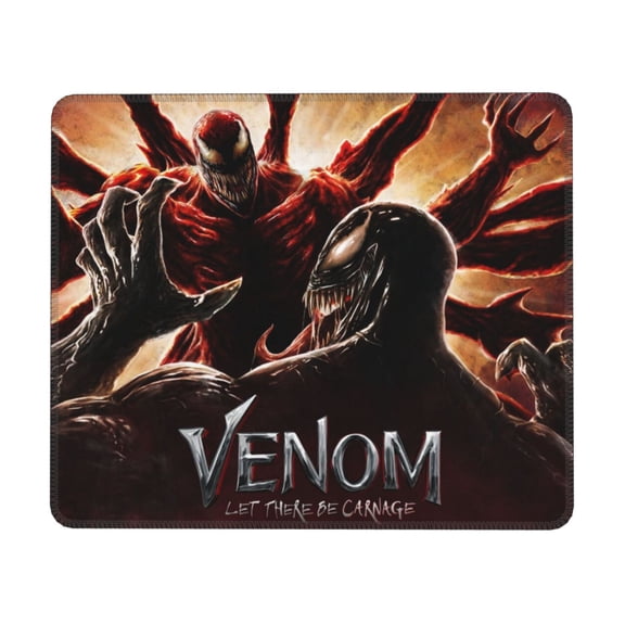 Venom Desk Mat, Gaming Mouse Pad Mat with Non-Slip Base Stitched Edges Mousepad for Computer, Office, and Laptop 10 x 12 inch