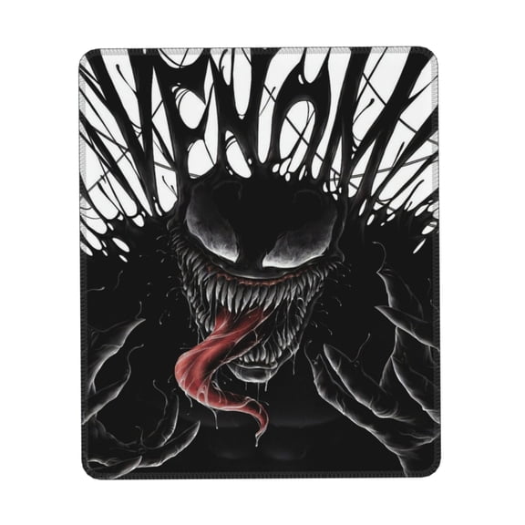 Venom Desk Mat, Gaming Mouse Pad Mat with Non-Slip Base Stitched Edges Mousepad for Computer, Office, and Laptop 10 x 12 inch