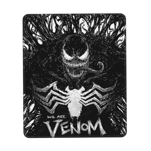 Venom Desk Mat, Gaming Mouse Pad Mat with Non-Slip Base Stitched Edges Mousepad for Computer, Office, and Laptop 10 x 12 inch
