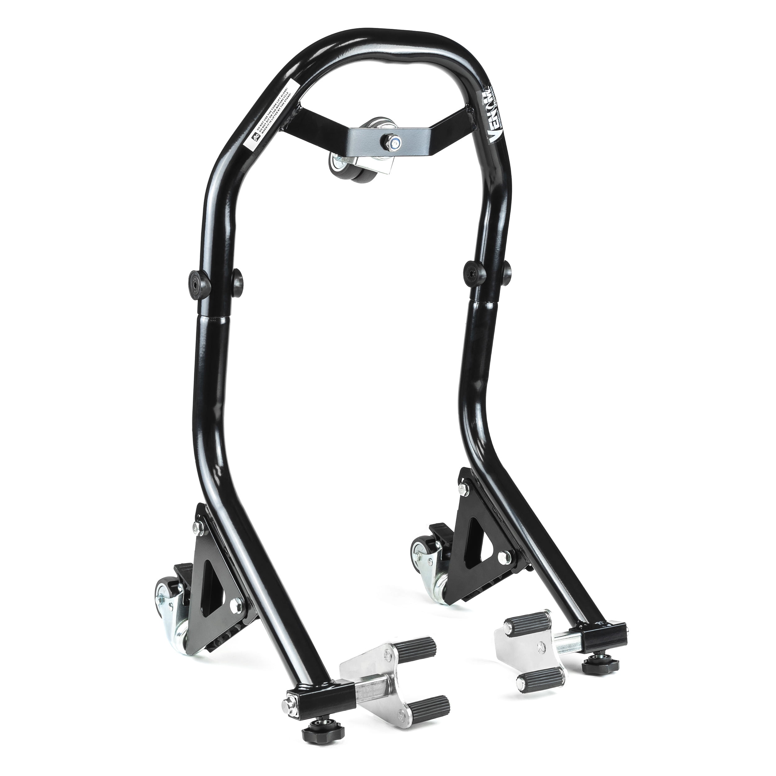 Venom Dolly Stand Front Motorcycle Wheel Lift Paddock, Fork Attachments