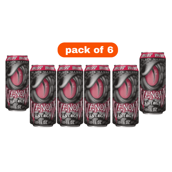 Venom Energy Black Mamba | Pack of 6