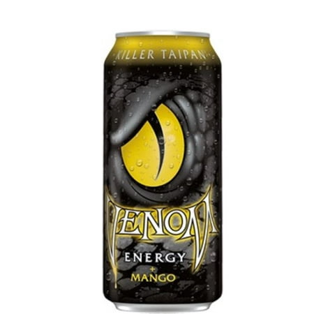 Venom Energy Drink – Mango Flavor, 16 fl oz, 5-Pack