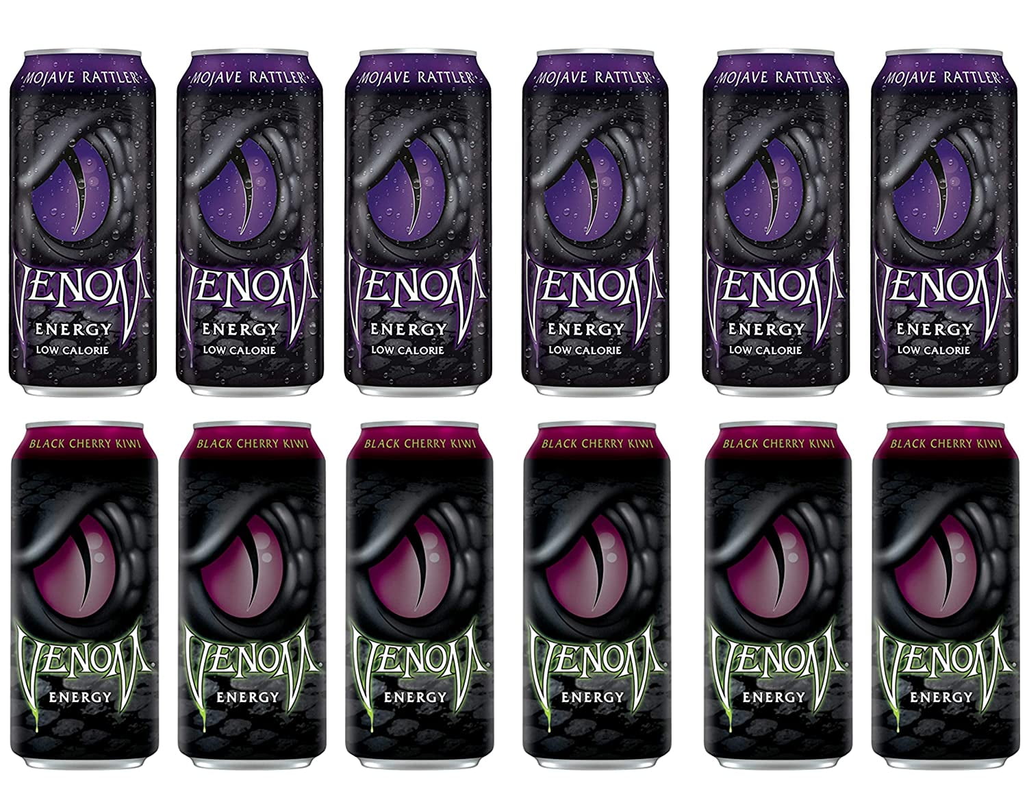 Venom Energy Drink , Pack of 12 , 16 fl oz ,Mojave Rattler (AKA Zero