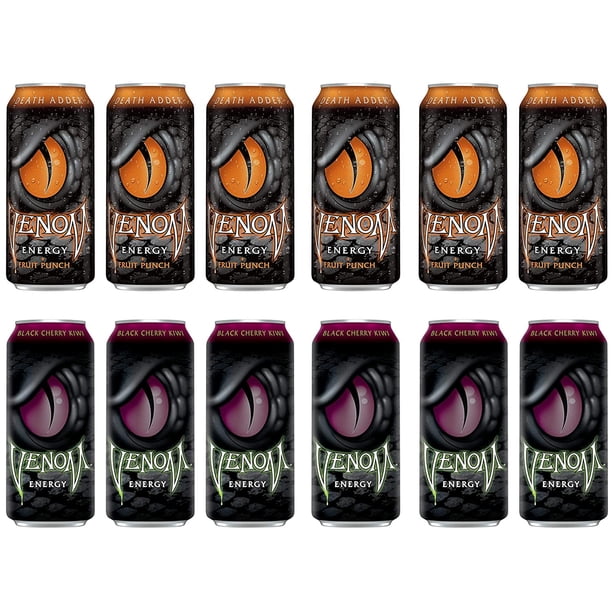 Venom Energy Pack (12) | Energy drinks for gym suppliers - Walmart