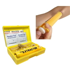 Venom Extractor & Suction Pump Kit for Snake Bite, & Bee, Wasp, and Mosquito Stings12*8*3cm)