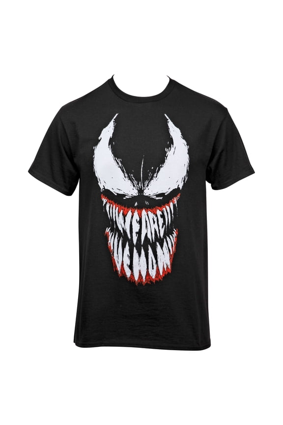 Face With We Are Venom Teeth T-Shirt-Medium