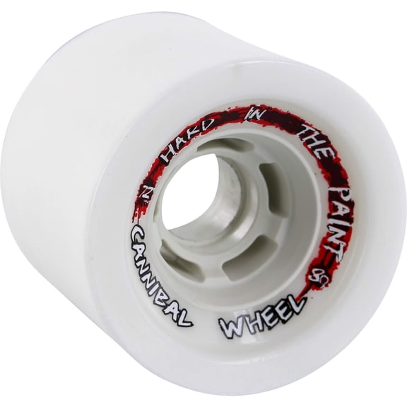 Venom Hard in the Paint Cannibals Skateboard Wheels 80a 72mm White/Red