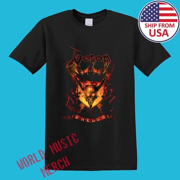 Venom Hell Men's Black T-Shirt Size S-5XL