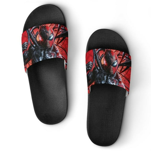 Venom Home Slippers Slide Sandals, Casual Pool Slide Outdoor, Slip-On Sandals Beach Slippers Shower Shoes for Mens Womens Boys Girls