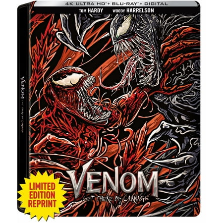 Venom: Let There Be Carnage (4K Ultra HD + Blu-ray + Digital Copy) (Steelbook Sony Pictures)