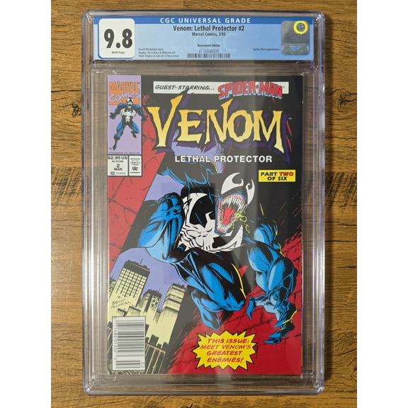 Venom: Lethal Protector #2 - CGC 9.8 Comic Book