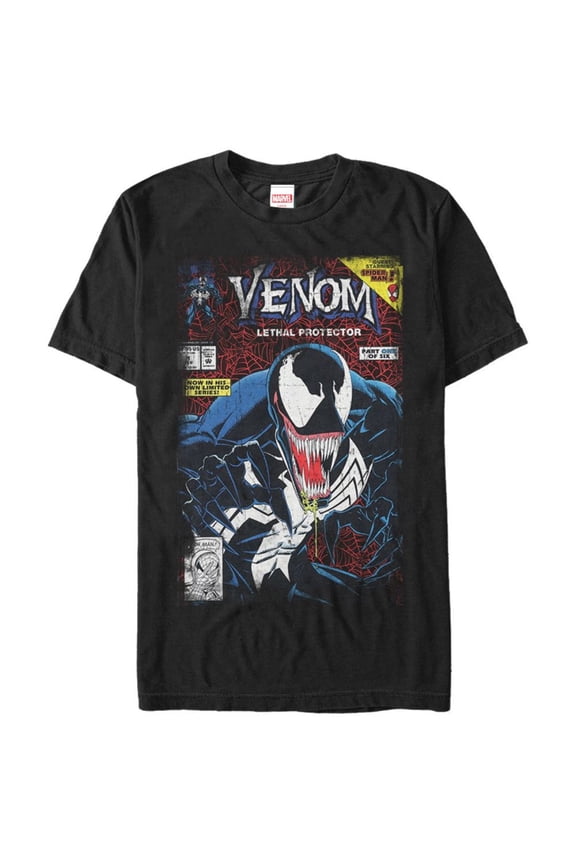 810473-5xlarge Lethal Protector Comic Cover Mens T-Shirt - 5XL