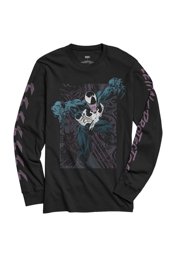 Venom Lethal Protector Dark Soul Marvel Comics Adult Long Sleeve T-Shirt
