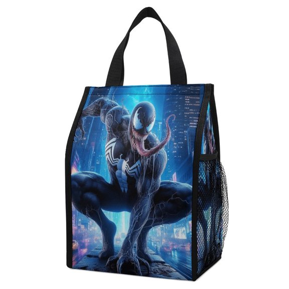 Venom Lunch Bag, Insulated Lunch Box Large Capacity Reusable Insulated Cooler Lunch Totes Bag for Work Office Camping Travel Picnic