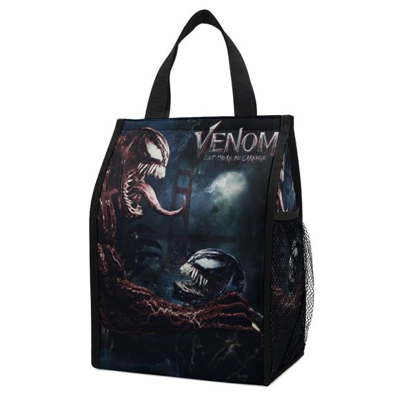 Venom Lunch Bag, Insulated Lunch Box Large Capacity Reusable Insulated Cooler Lunch Totes Bag for Work Office Camping Travel Picnic