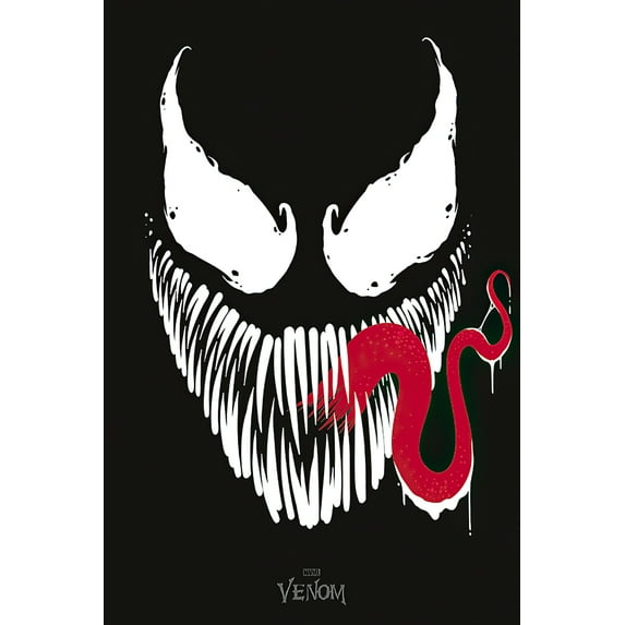 Venom - Marvel Comic Poster / Print (Face / Tongue) (Size: 24" X 36")