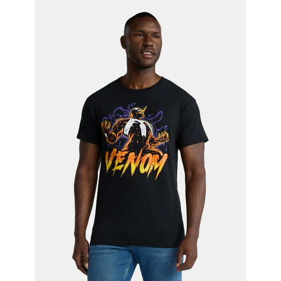Venom, Men's & Big Men's Halloween Graphic Tee, Sizes XS-3XL