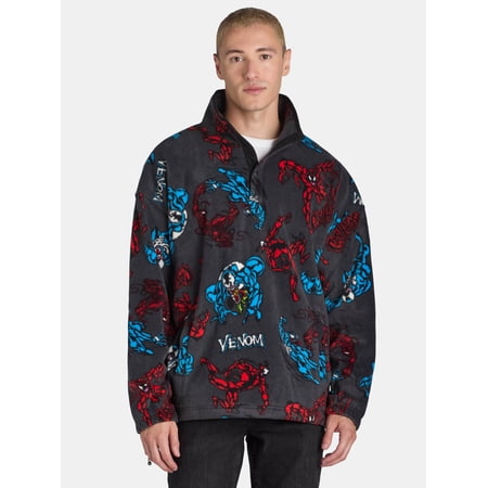Venom Men's & Big Men's Polar Fleece Sweatshirt, Sizes XS-3XL