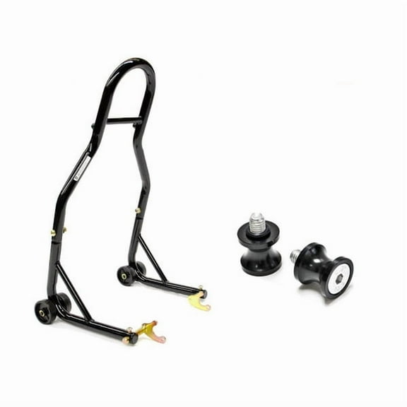 Venom Motorcycle Rear Swingarm Lift Stand - w/ Spools Compatible with Ducati 749/S 2003-2006